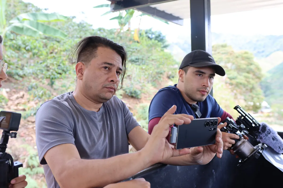 Registro audiovisual en una jornada de campo